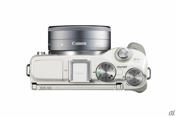 キヤノン、ミラーレスカメラ「EOS M3」--AFは約3.8倍高速化、外付けEVF