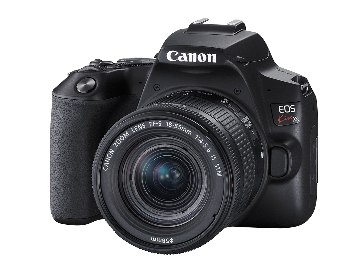 キヤノン、軽量小型のデジタル一眼「EOS Kiss X10」発売へ--約449g