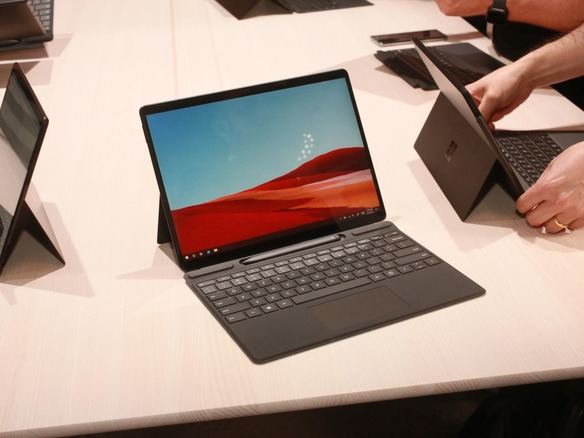 Surface Pro X」「Surface Pro 7」の主な仕様と写真をチェック - CNET