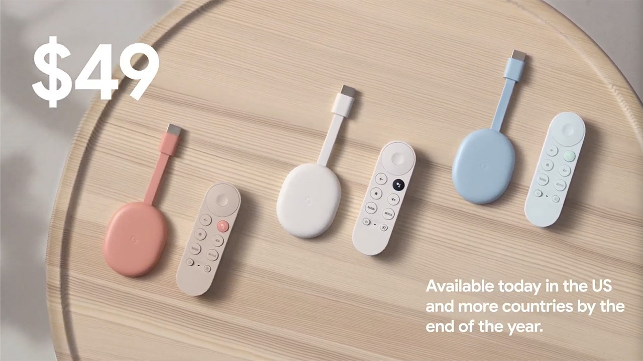 Google TV」に対応した新型「Chromecast」登場--49.99ドル、日本でも