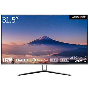 JAPANNEXT「JN-IPS315FLWQHDR」 31.5インチPS系パネル WQHD(2560 x