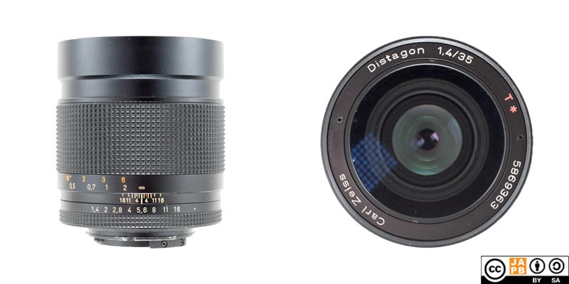 Data sheet: Carl Zeiss (C/Y) Distagon 35 mm f/1.4 – JAPB