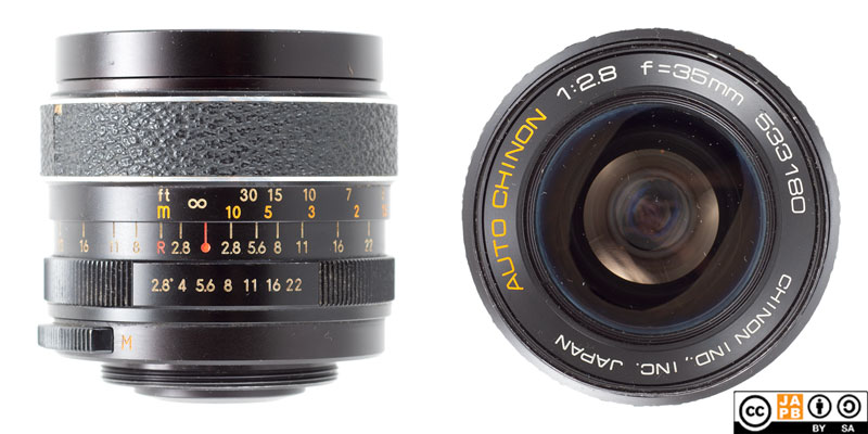 Data sheet: Chinon Auto 35 mm f/2.8 (M42) – JAPB