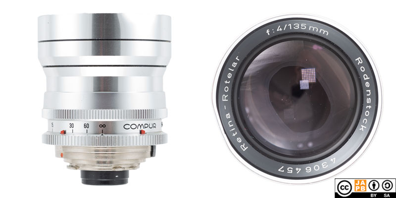 Data sheet: Rodenstock Retina-Rotelar 135 mm f/4 – JAPB