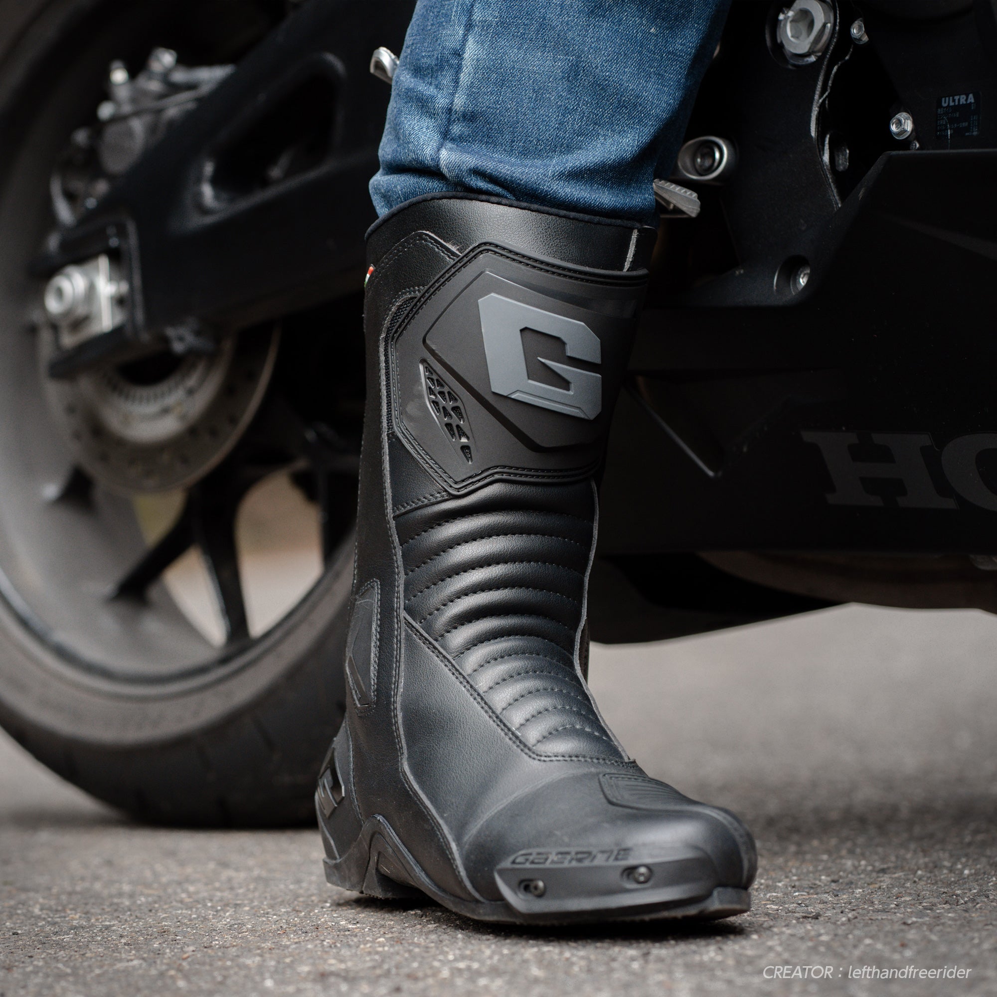 試着無料】ガエルネ ジーアールティー G-RT バイクブーツ レーシング