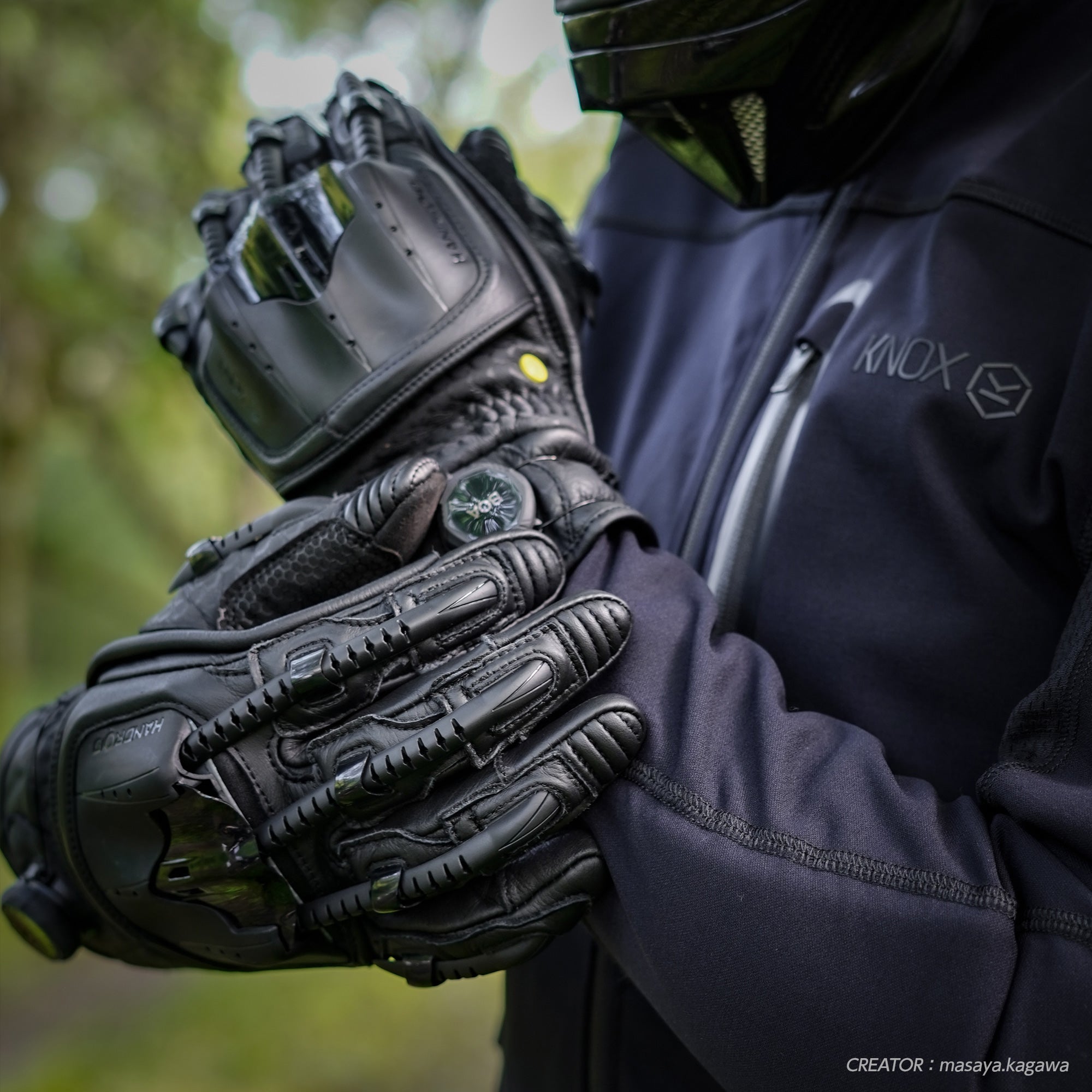 試着無料】ノックス ハンドロイド ポッド マーク5 - バイク グローブ