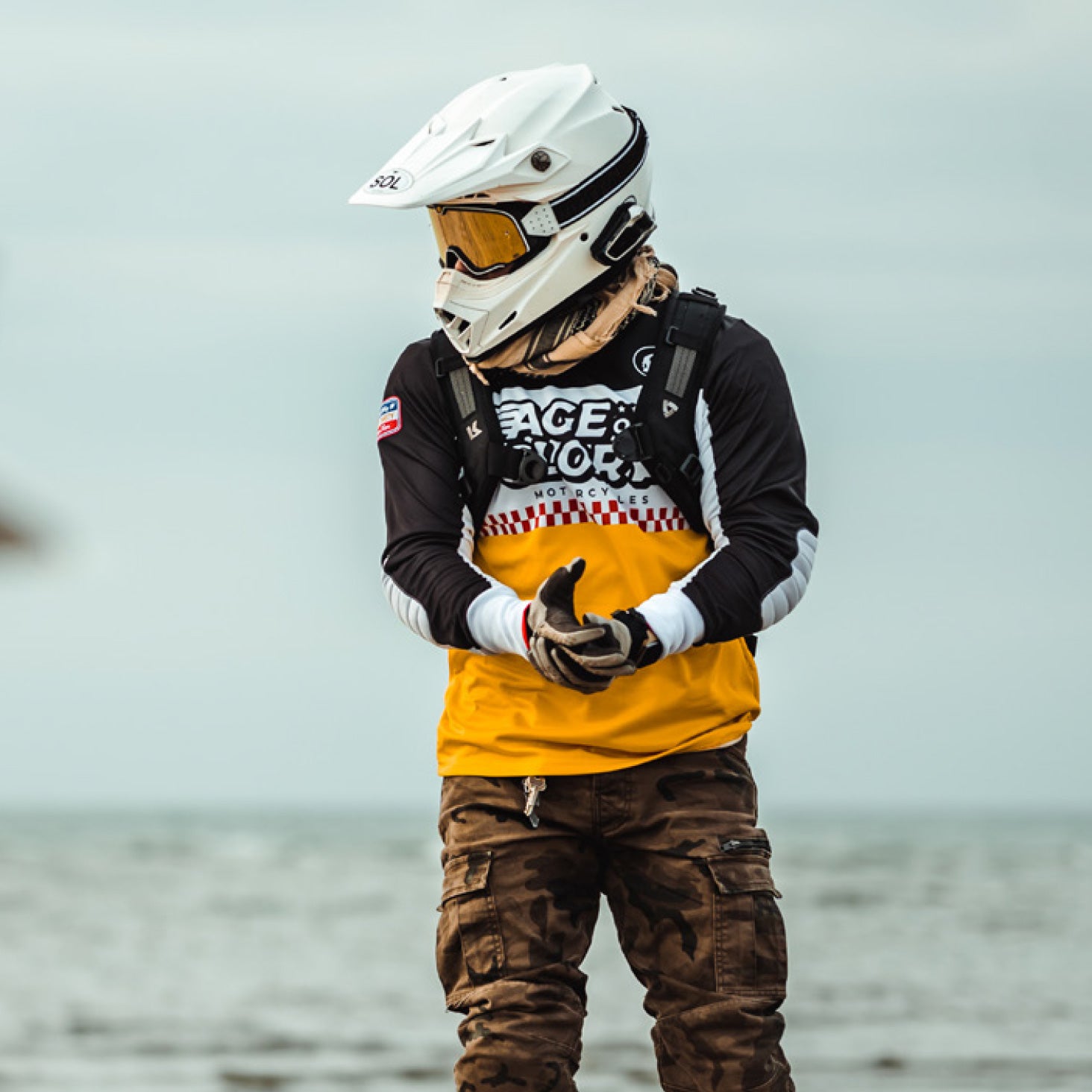 エイジオブグローリー ウイングス メッシュ - バイク モトジャージ