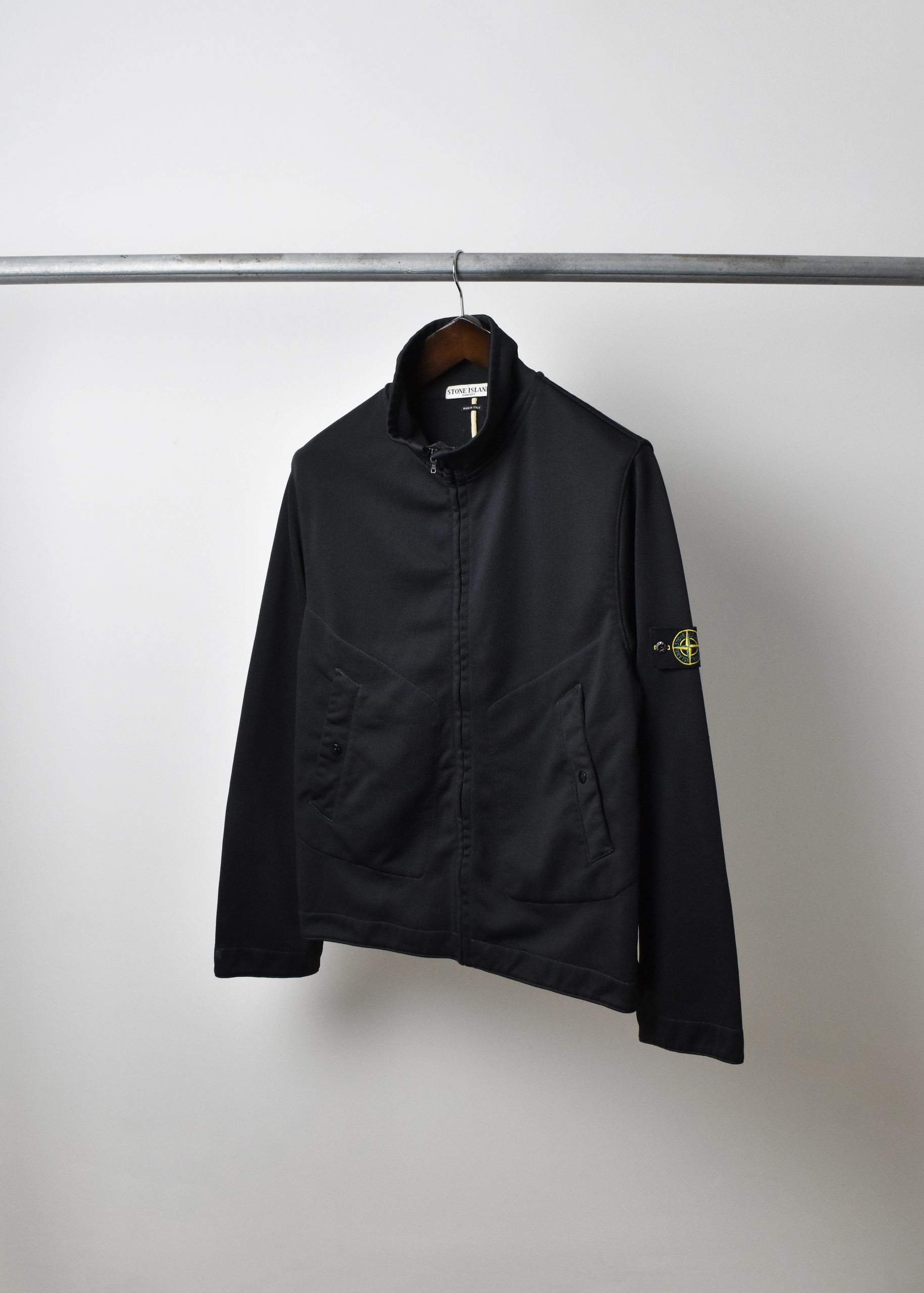 STONE ISLAND AW04 POLY CANVAS TRACK JACKET (XL) - Jazzy Badger