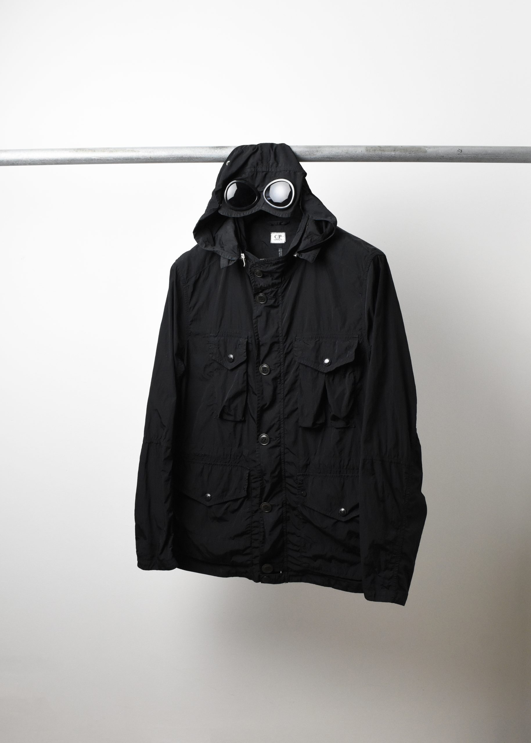 CP COMPANY SS16 CHROME MULTI POCKET GOGGLE JACKET (XL) - Jazzy Badger