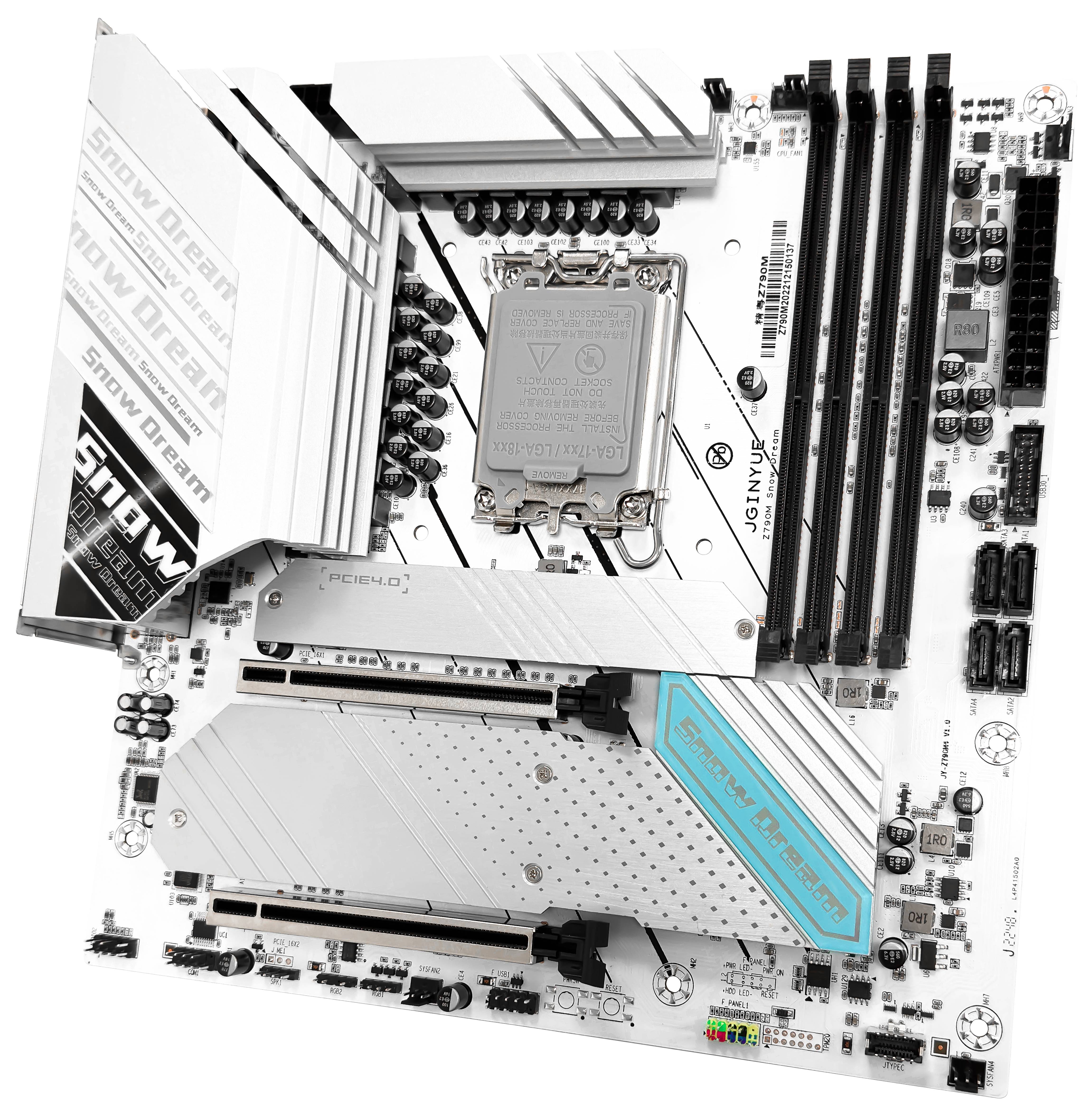JGINYUE Z790M Snow Dream D4 motherboard V1.11 version - Intel