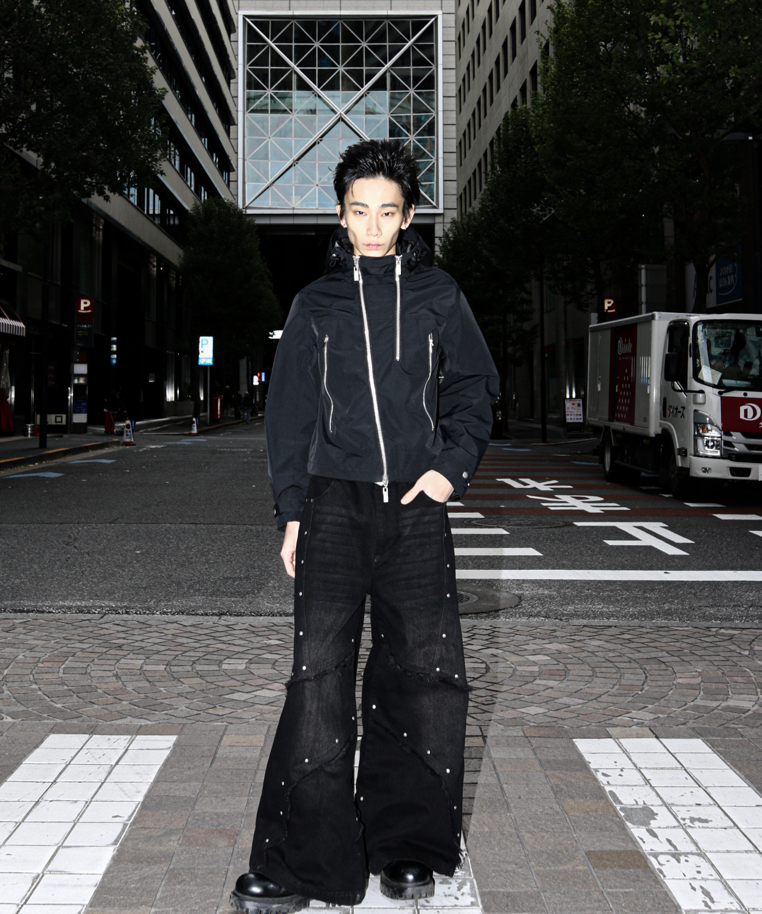 3-Layer Nylon Blouson – Jent Louis