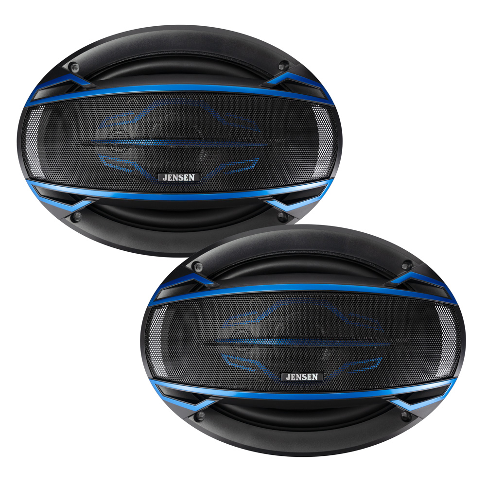 4-Way 6x9 inch Car Speakers, 200 Watts Peak Power - JS6904