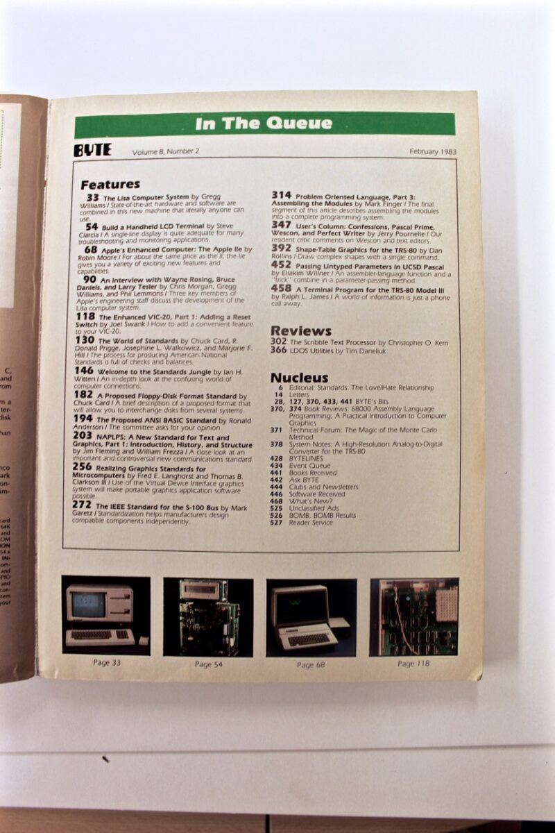 Byte - magazine feb 1983 - Vintage Apple