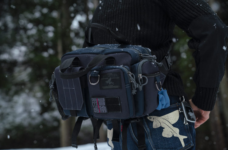 ミリタリーショルダー XL [スレートブルー] 「冒険用品」