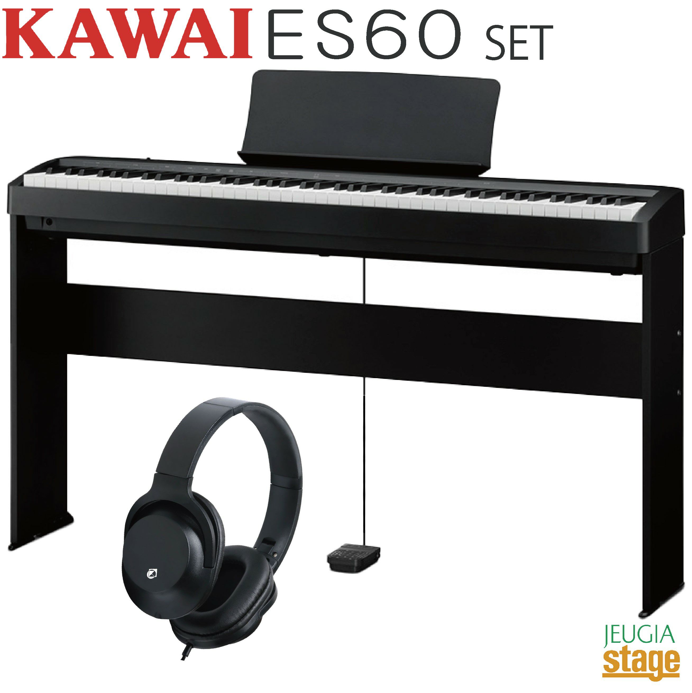 KAWAI カワイ / ES120LG ライトグレー 電子ピアノ88鍵盤 | JEUGIA