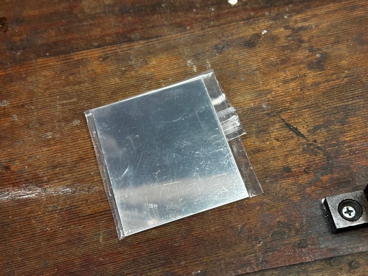 銀の地金 板材：60×70・厚0.3mm｜シルバー950 彫金材料 | ジュエリー