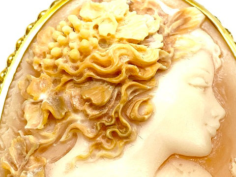 カメオ シェル ブローチ K18イエローゴールド 15g 貝殻 楽天市場】K18