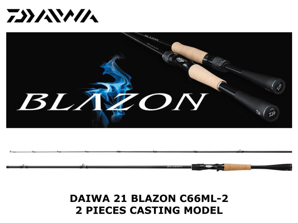 Daiwa 21 Blazon 2 Pieces Baitcasting Model C66ML-2 – JDM TACKLE HEAVEN