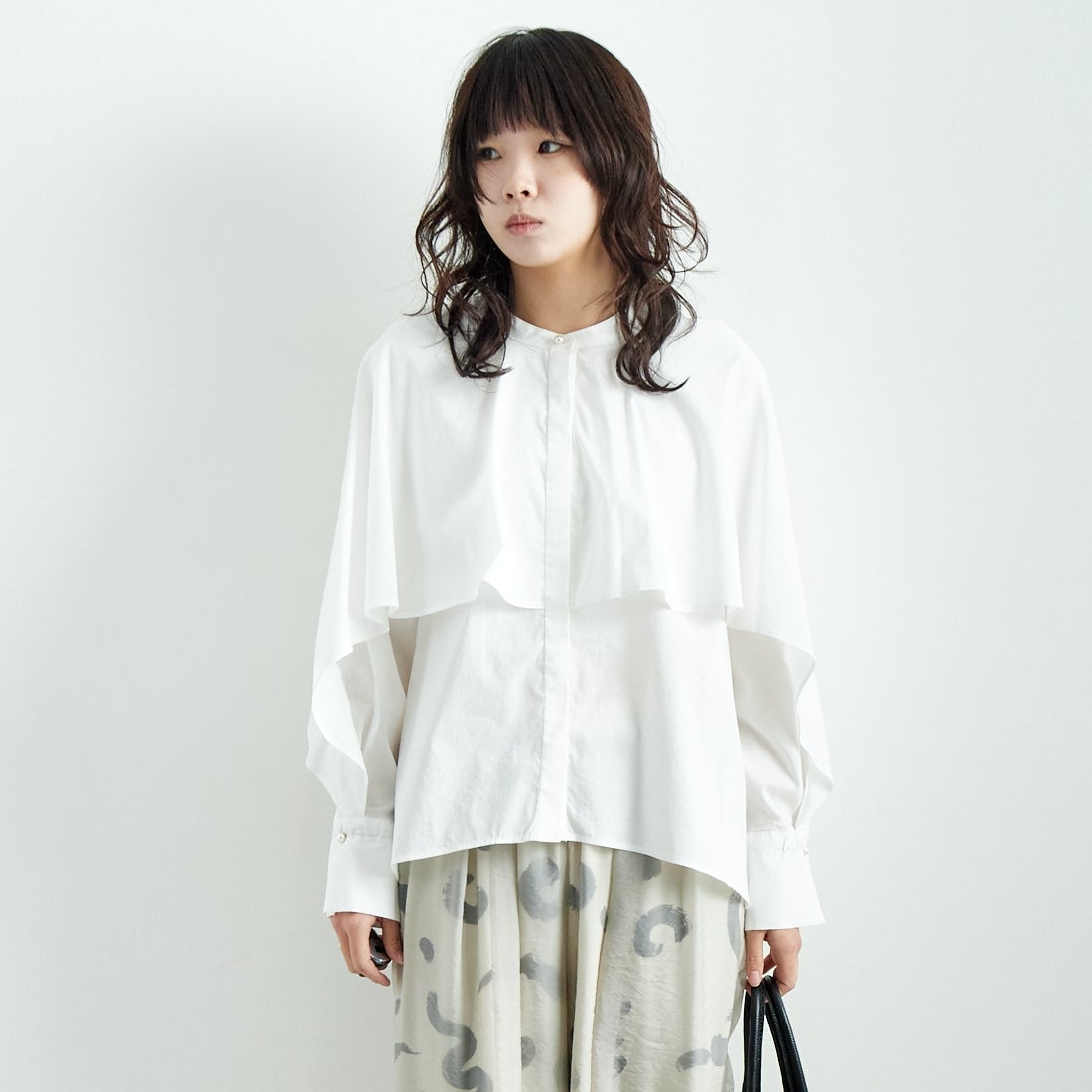 CHIGNON [シニヨン] ラッフルシャツブラウス [1646-487KK]｜ジーンズ