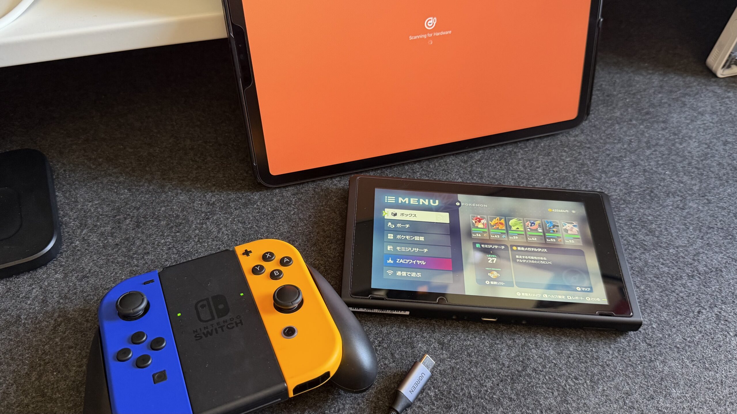 iPadをモニター化してSwitch版『ポケモンZ-A』をプレイ