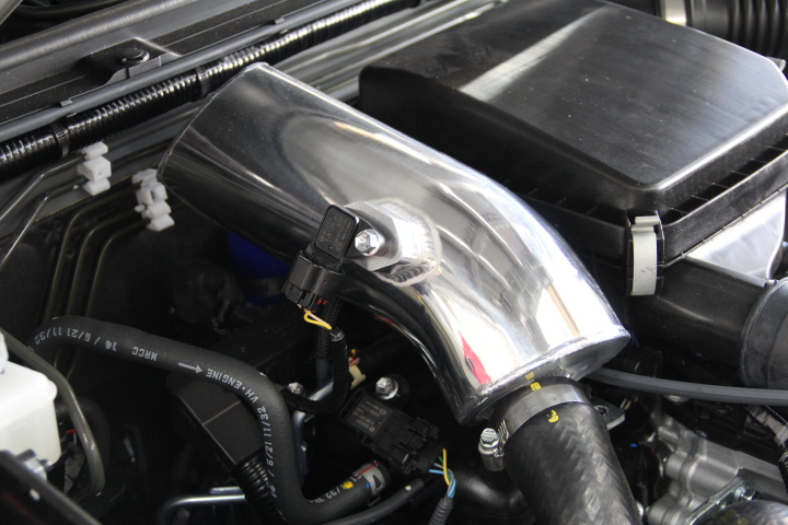 ジムニーJB64 ハイブリッジファースト パワーチャンバー取付