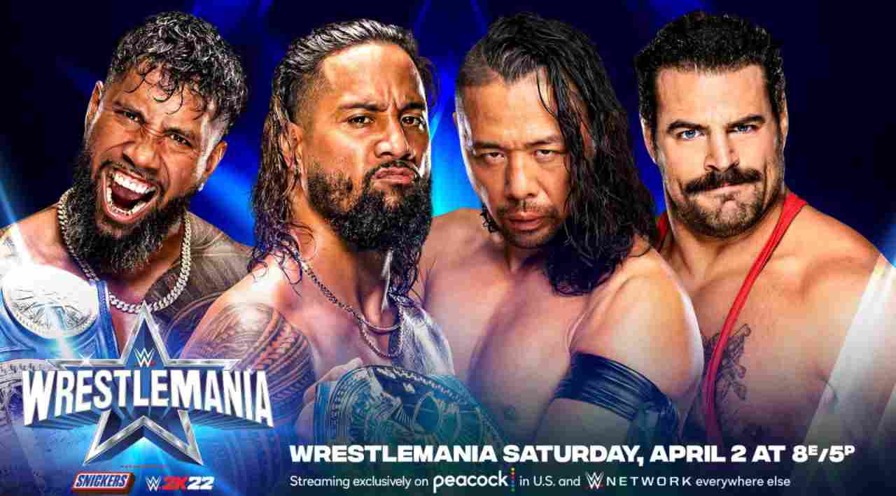 WWE・2022.4.2＆4.3・レッスルマニア38の対戦カード