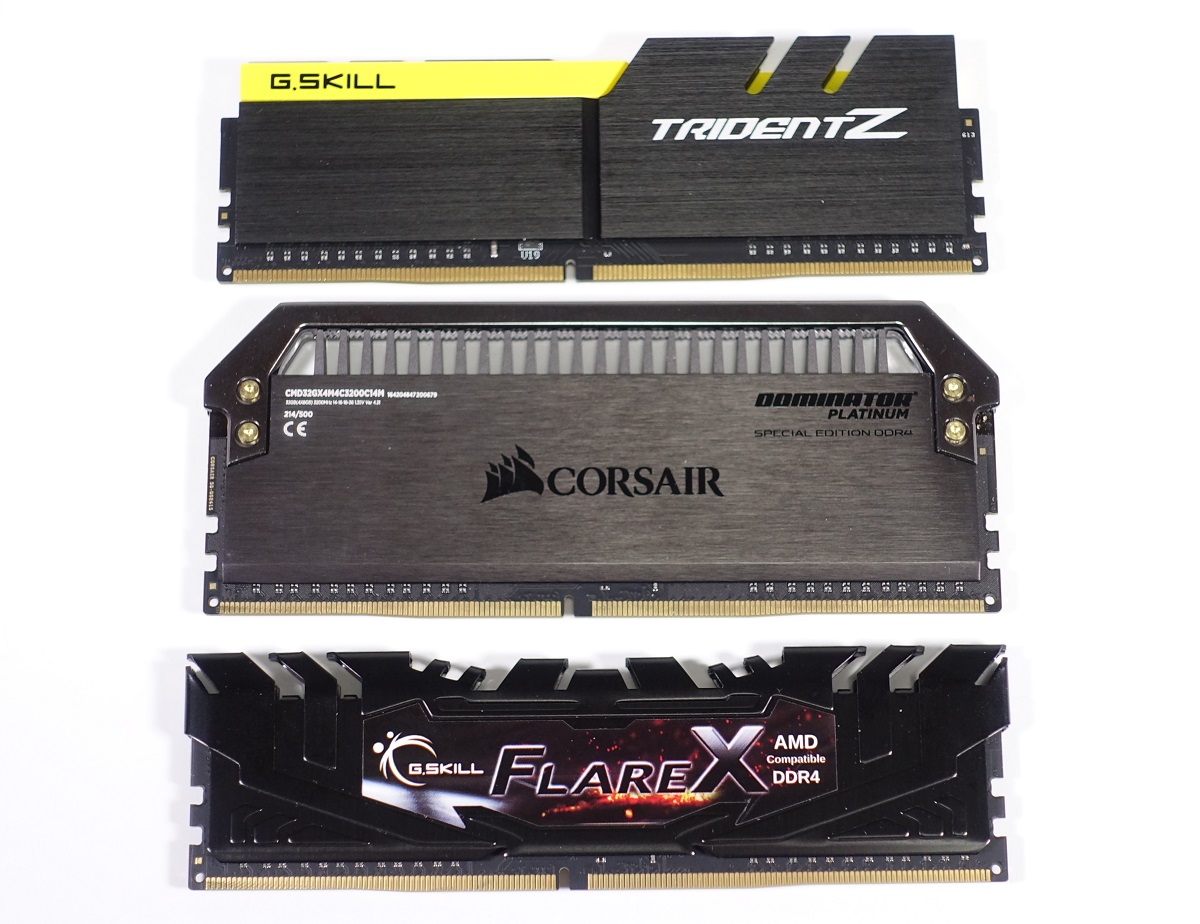 8種のM/Bで試す！3200MHzのRyzen用OCメモリ「G.Skill FLARE X F4