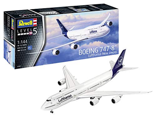 Revell - 1/144 Boeing 747-8 Lufthansa (New Livery) – Jix Hobbies