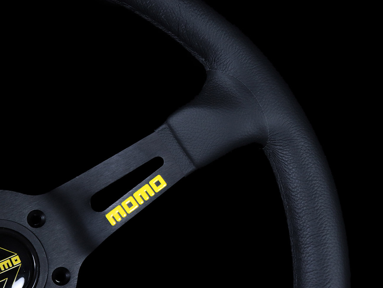Momo Mod 08 350mm Leather Steering Wheel - JHPUSA