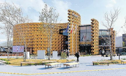 曲線美で「遺伝子」「波」を表現 大阪・関西万博ポーランド館の基本