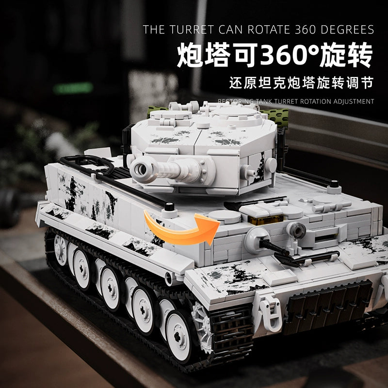 1802 pcs 12GO 97001 Tiger Heavy Tank – Joy Bricks