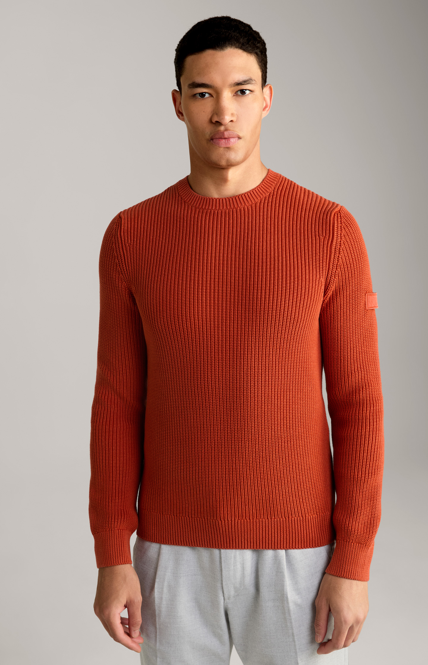 Haro Ribbed Knit Sweater in Orange - in the JOOP! Online Shop
