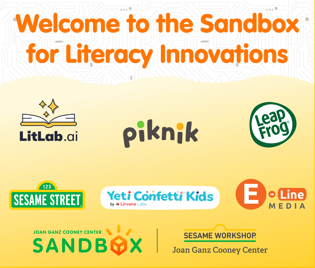 Six Partners Join the Joan Ganz Cooney Center Sandbox for Literacy