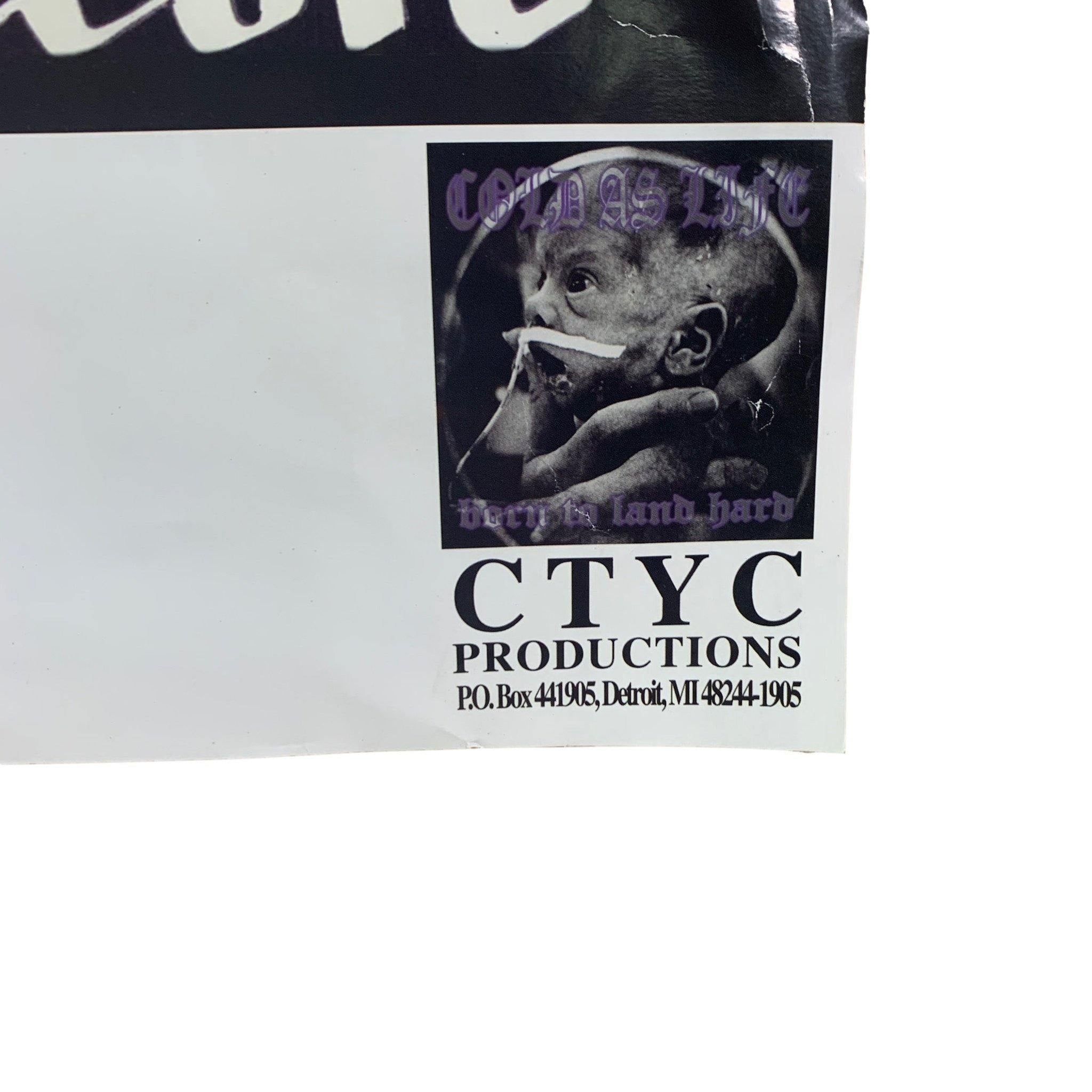 Vintage Cold As Life Detroit Hardcore 