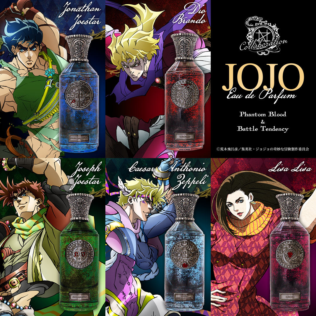 NOZ COLLABORATION Releases Phantom Blood/Battle Tendency Perfumes