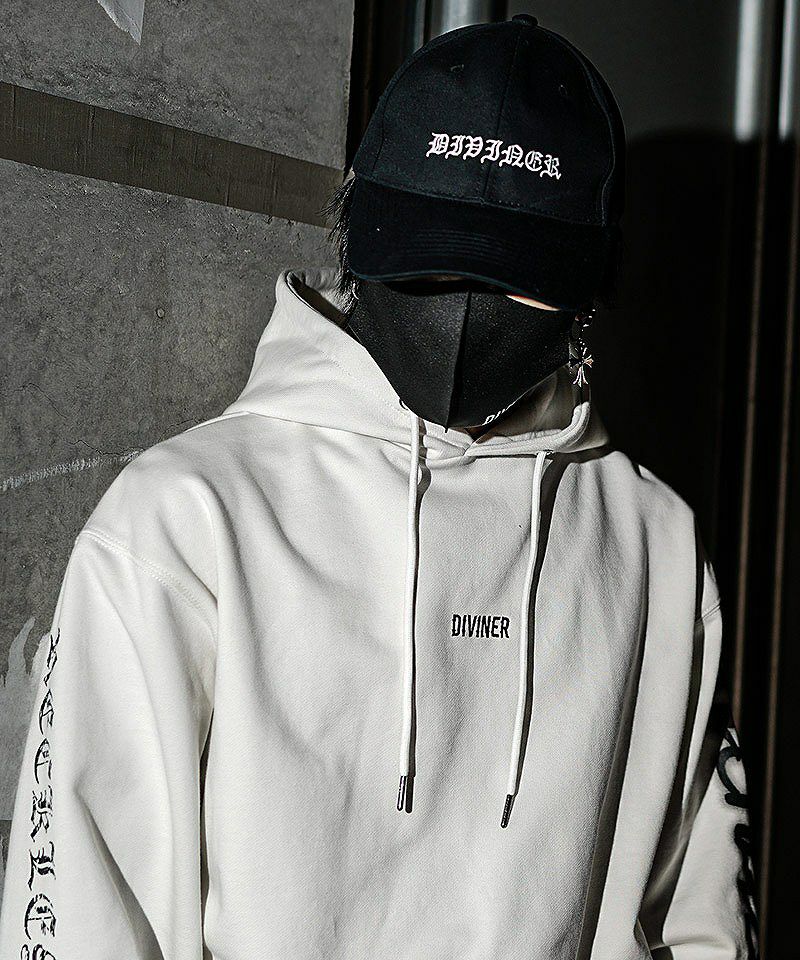 BlackLetter】Triple Pattern Logo Hoodie(オフホワイト) トップス