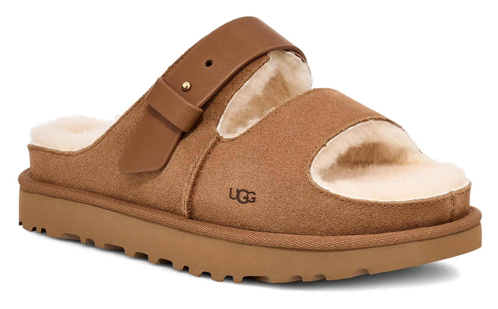 UGG Greenport Strap Slide – Cozy Sheepskin Comfort for All-Day Wear
