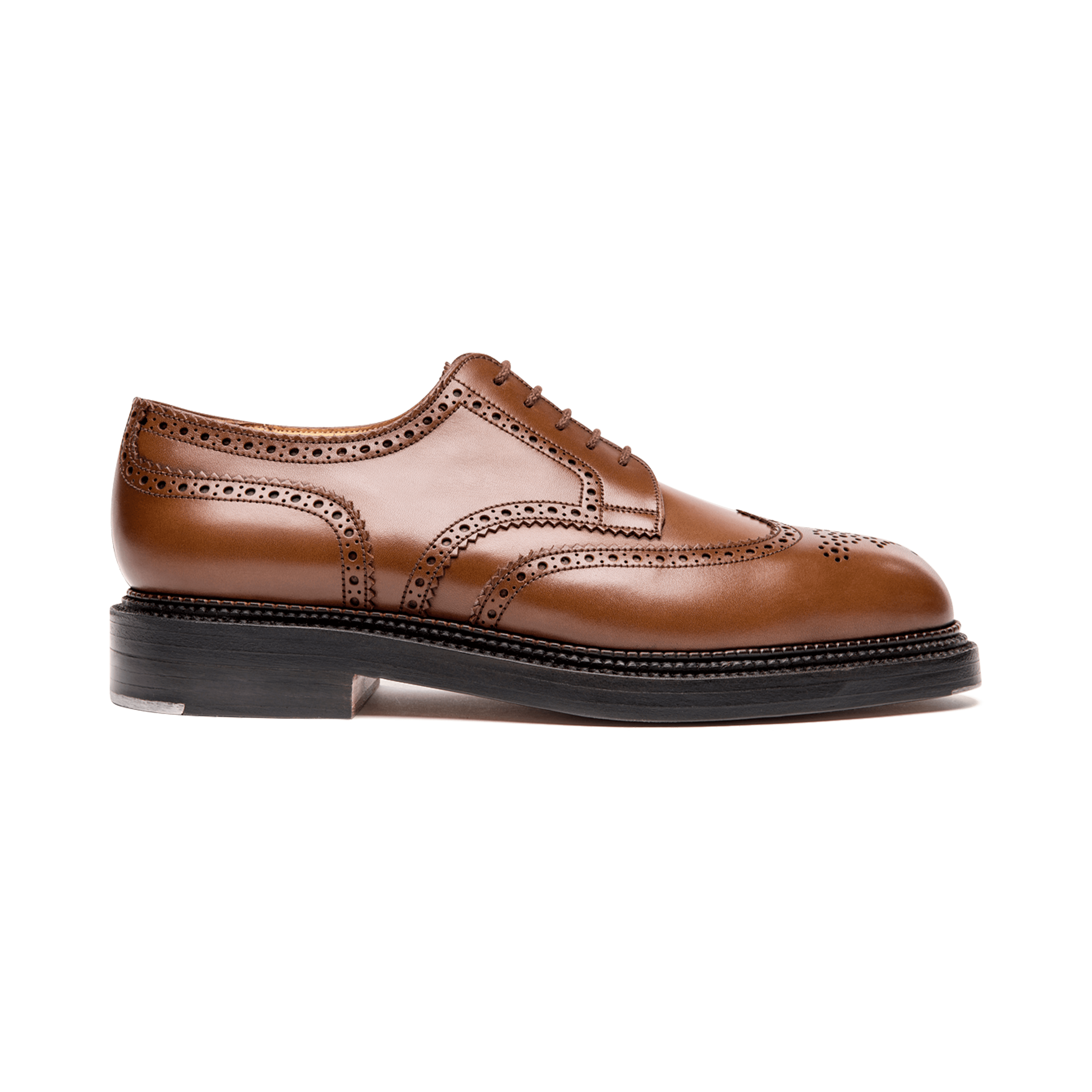 Men's Brown Leather Triple Sole Derby – J.M. Weston