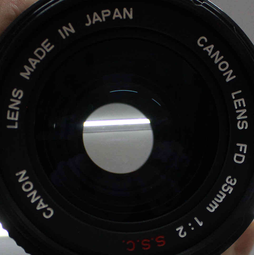 Canon FD 35mm F/2 S.S.C SSC Lens with Case and Box from Japan