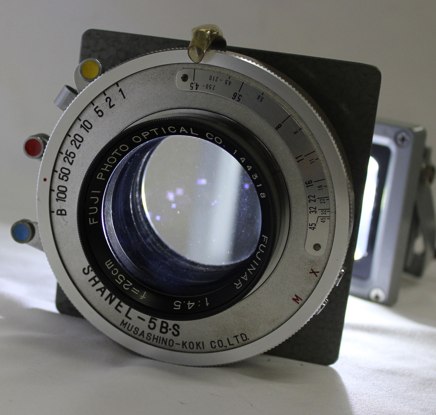 Fuji Fujinar 25cm 250mm F/4.5 Large Format Lens Shanel 5B-S from