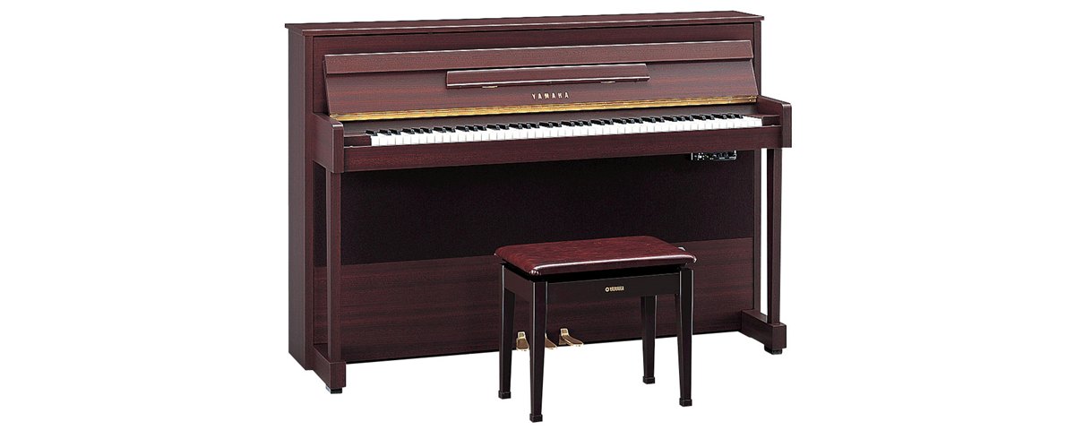 YAMAHA電子アップライトピアノ ダークブラウン MODEL DUP5. ヤマハ DUP