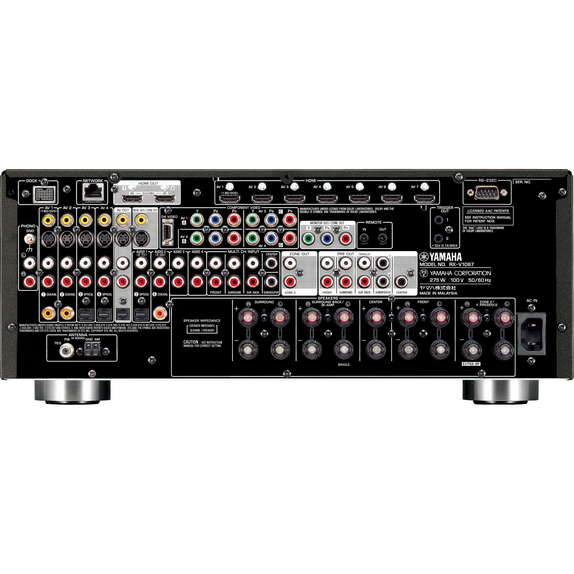 ヤマハ | RX-V1067 - AVアンプ - 概要
