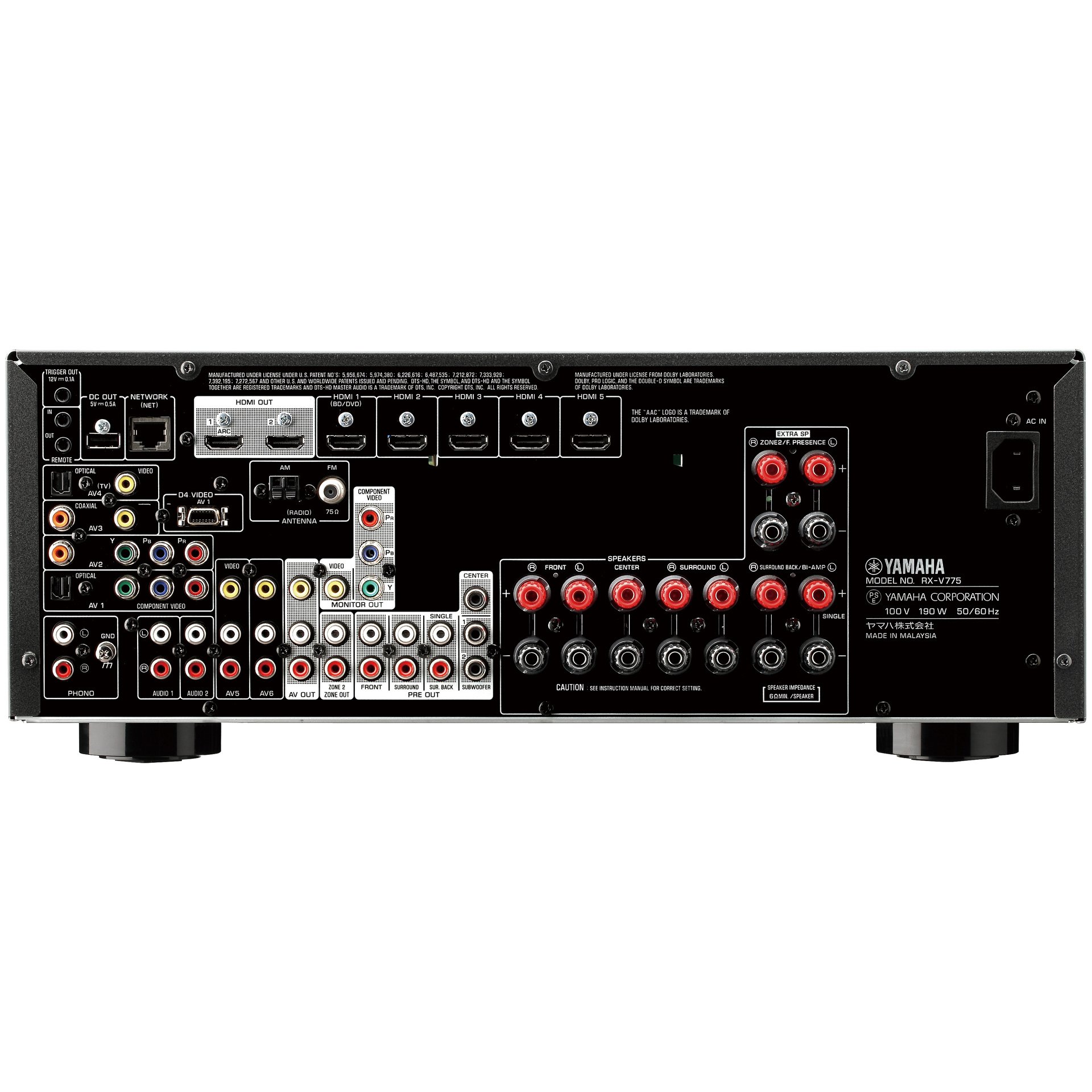 ヤマハ | RX-V775 - AVアンプ - 概要