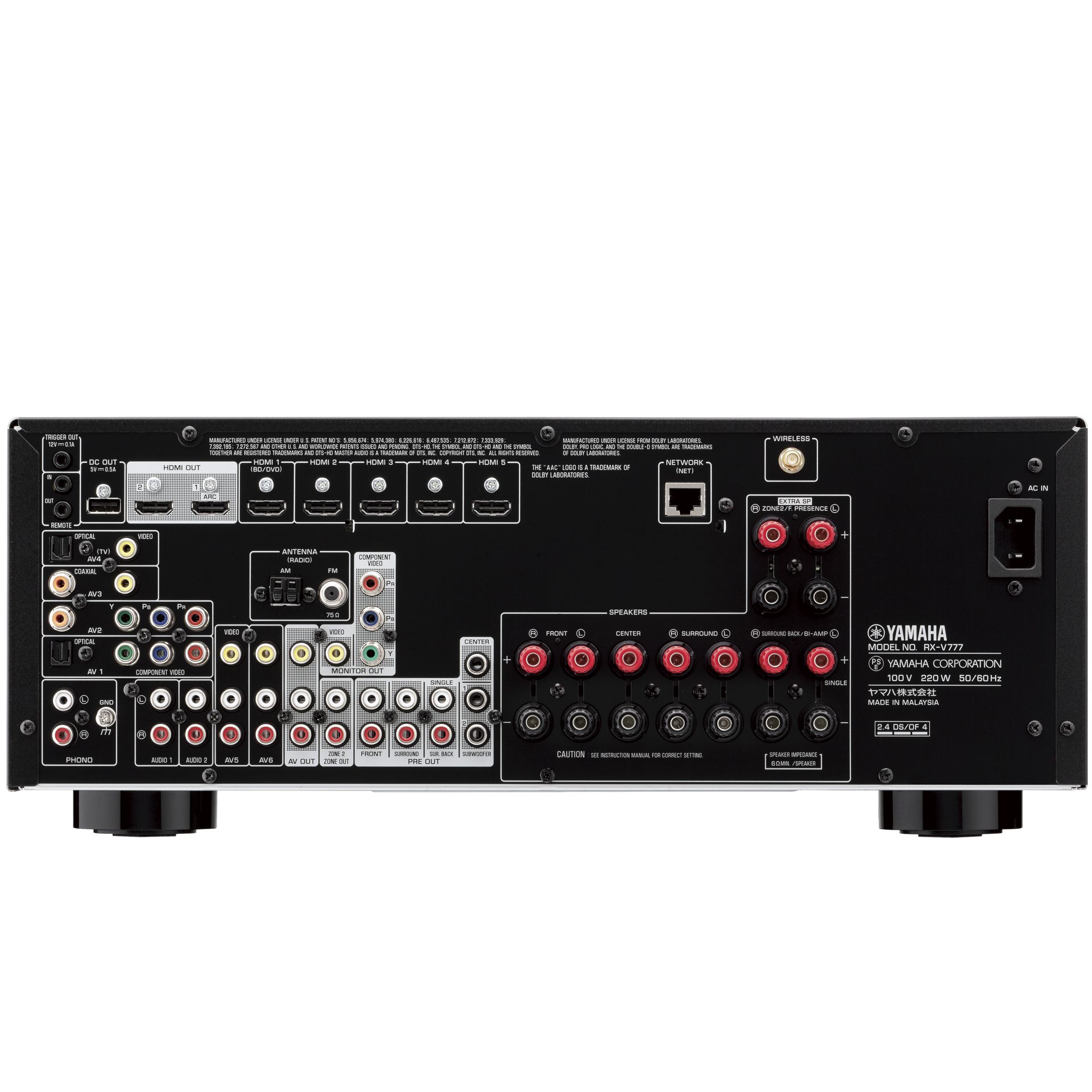 ヤマハ | RX-V777 - AVアンプ - 概要