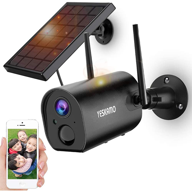 ZS-GX6S 【2022最新型・音光威嚇】300万画素 電池式ソーラーパネル付き