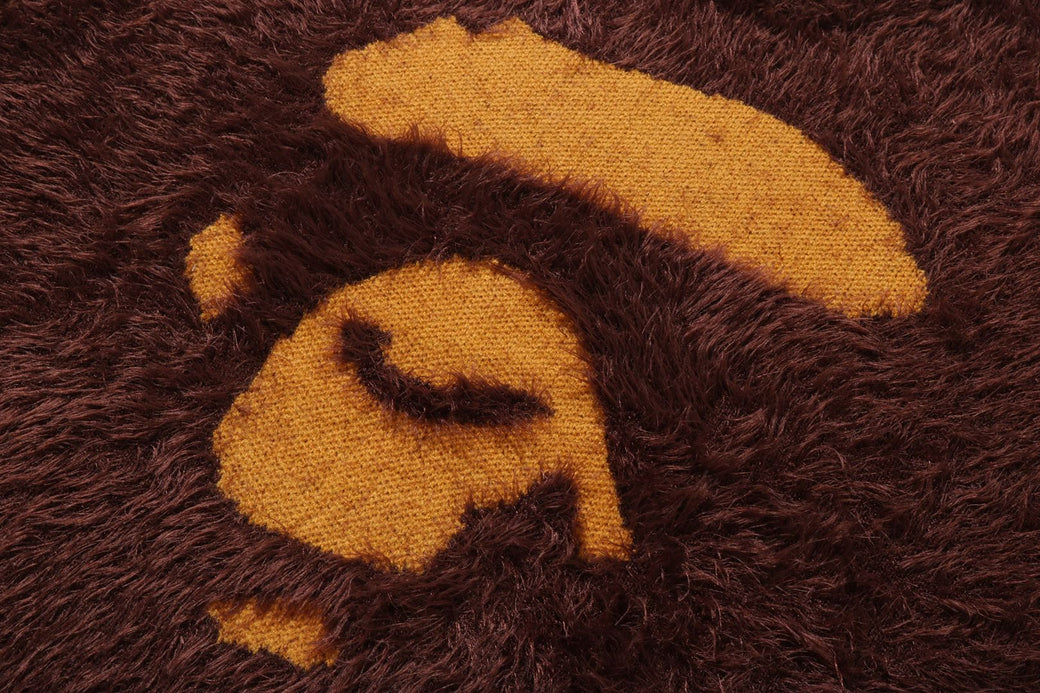 APE FACE SHAGGY SWEATER | bape.com