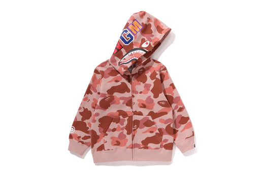 1ST CAMO SHARK ZIP HOODIE | bape.com