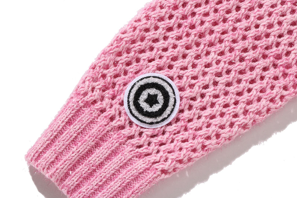 METALLIC CROCHET SHARK FULL ZIP HOODIE | bape.com