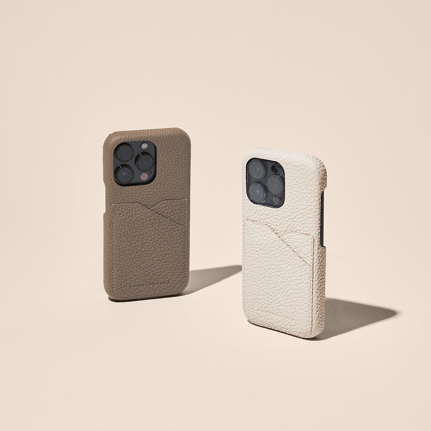 iPhone 14) バックカバーケース シュリンクレザー