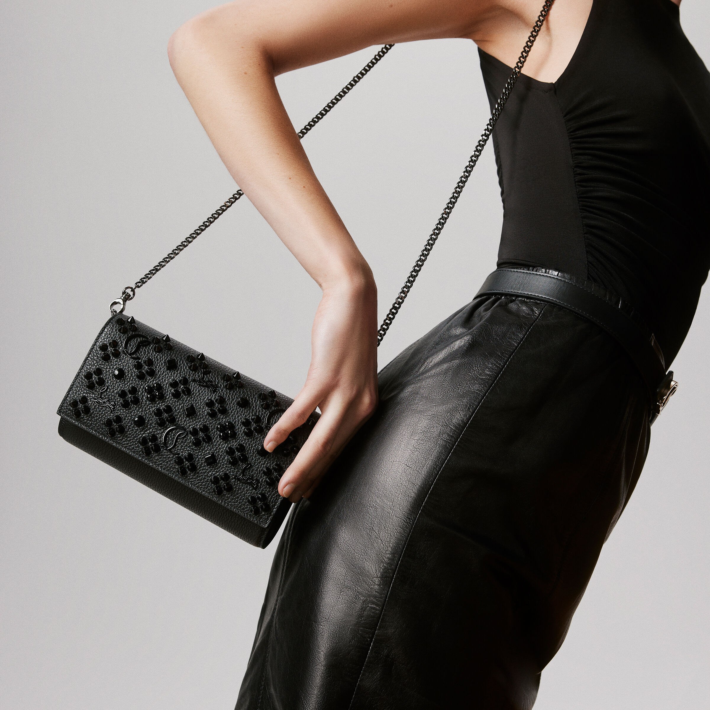 Paloma ブラック カーフレザー - Accessories - Women - Christian